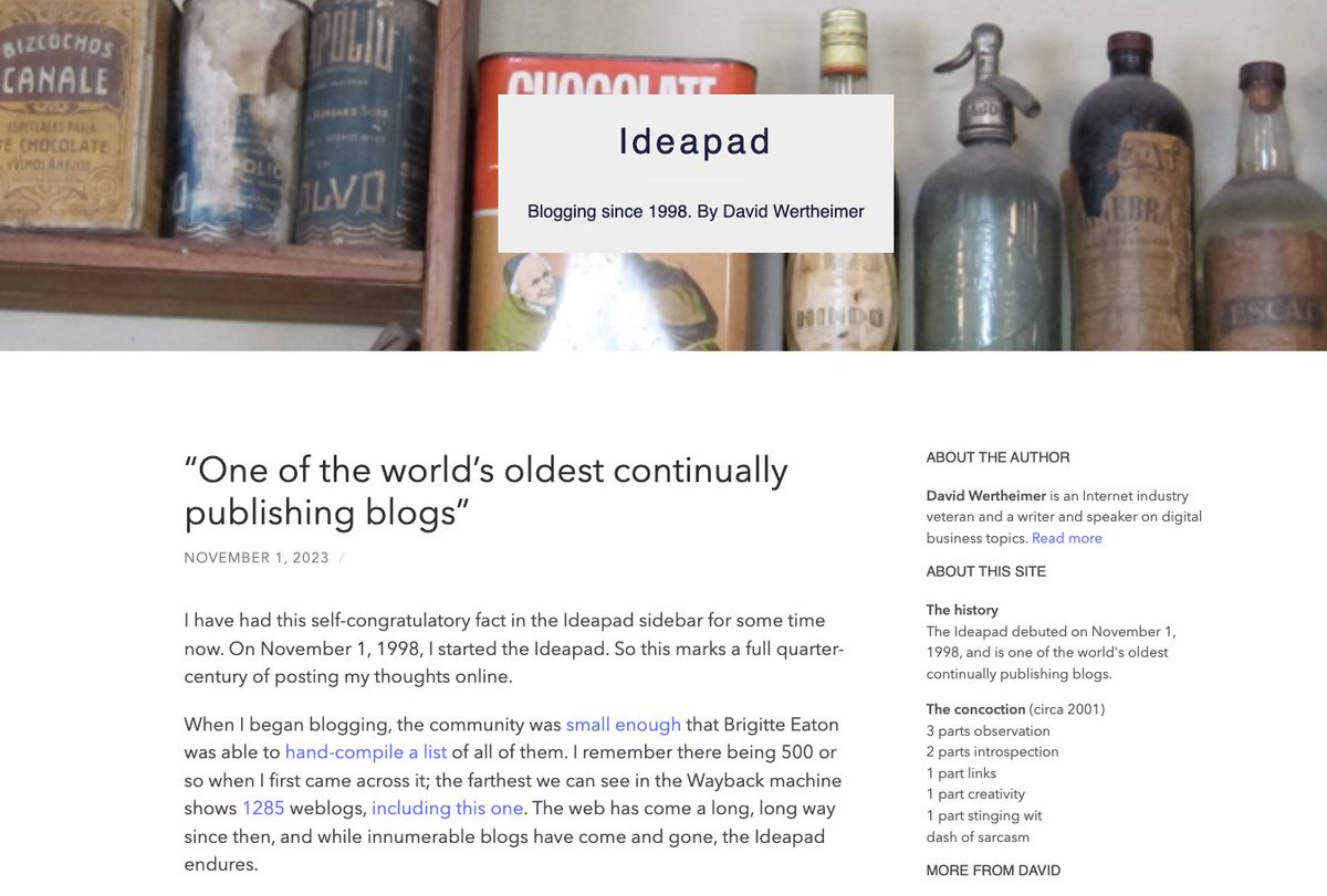 microsiervos's tweet photo. Ideapad, 25 años #weblogs | por @Alvy https://t.co/46kmCi216W https://t.co/ulmWxBKwYm