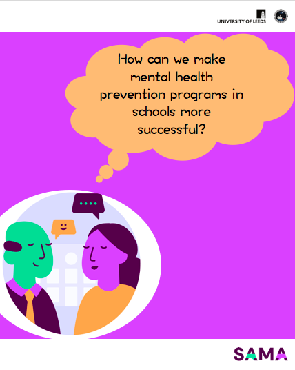 Have you read our latest SAMA blog?

In this blog we:

🌟 Discuss a paper outlining strategies enhancing the implementation of oh mental health prevention programmes in schools

🌟Discuss what strategies we found worked in SAMA

To read: sama.org.uk/blog/strategie…