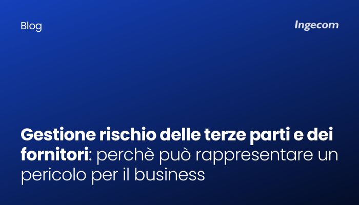 🔐I fornitori di terze parti rappresentano un rischio per la #sicurezzaIT: le loro #policy di sicurezza sono un mistero. Sono compatibili con quelle della tua azienda? Hanno gli stessi standard? Scopri sul nostro #blog l'approccio di <a href="/ZeroFox/">ZeroFox</a>👉🏻 lnkd.in/d2s879cw