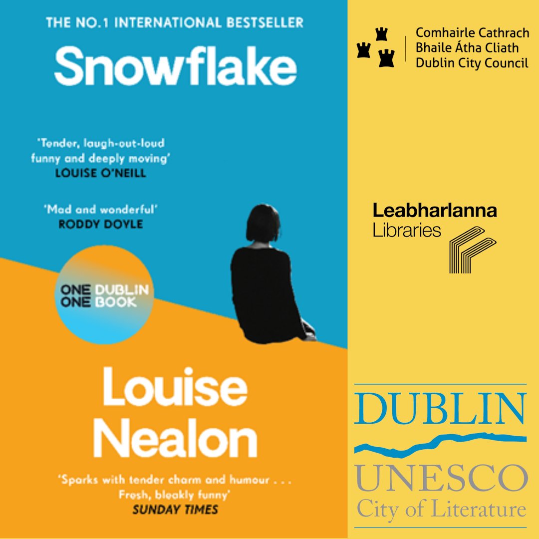 Congratulations to <a href="/Louise_Nealon/">Louise Nealon</a>! 

Her debut novel  Snowflake, is the 2024 @1dublin1book choice!

Read our latest blog: dublincity.ie/library/blog/s…

Borrow or reserve the book TODAY!

#MyDublinLibrary