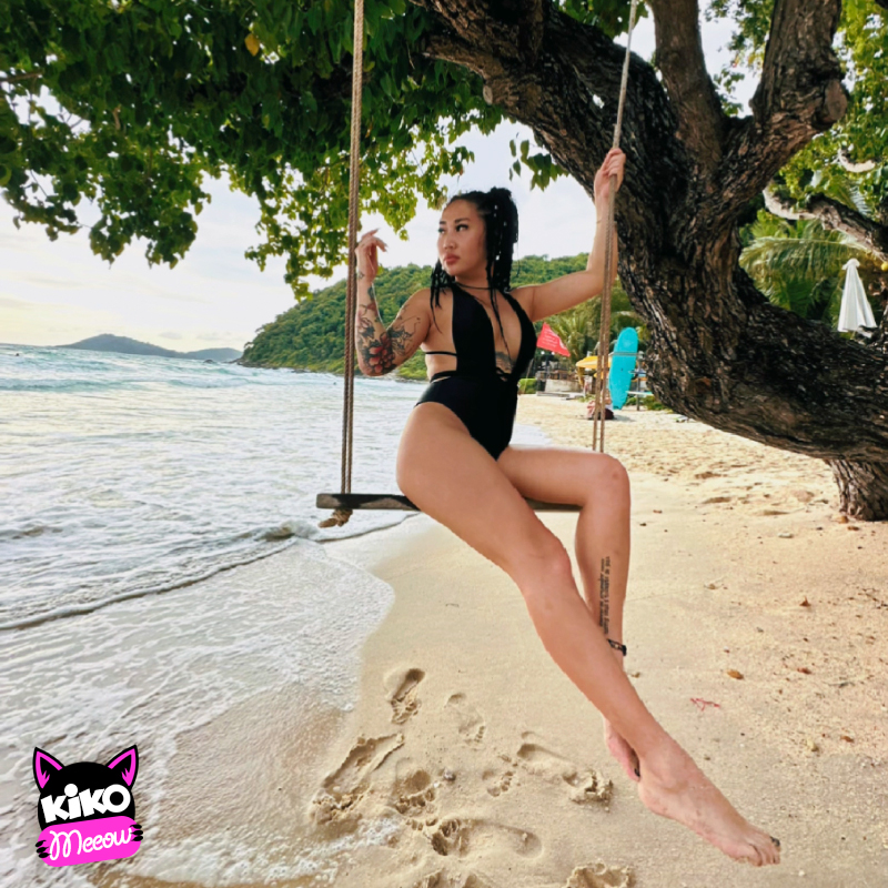 kikomeeow's tweet photo. The SEA sings my name. 🌊🔥

#kikomeeow #fowllowme
#sea #beach #beachday #bikini #asianmodel #prettymakeup #sexyasiangirl #prettygirl #blackhairstyles #longhair #tattoo #tattoogirl #onlyfansgirl https://t.co/KSVvt1WkGv