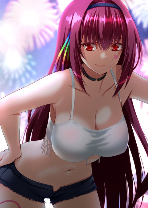 スカサハ師匠^^
#逆光は素晴らしいのでこれを見た人も逆光を貼る 
#FGO 