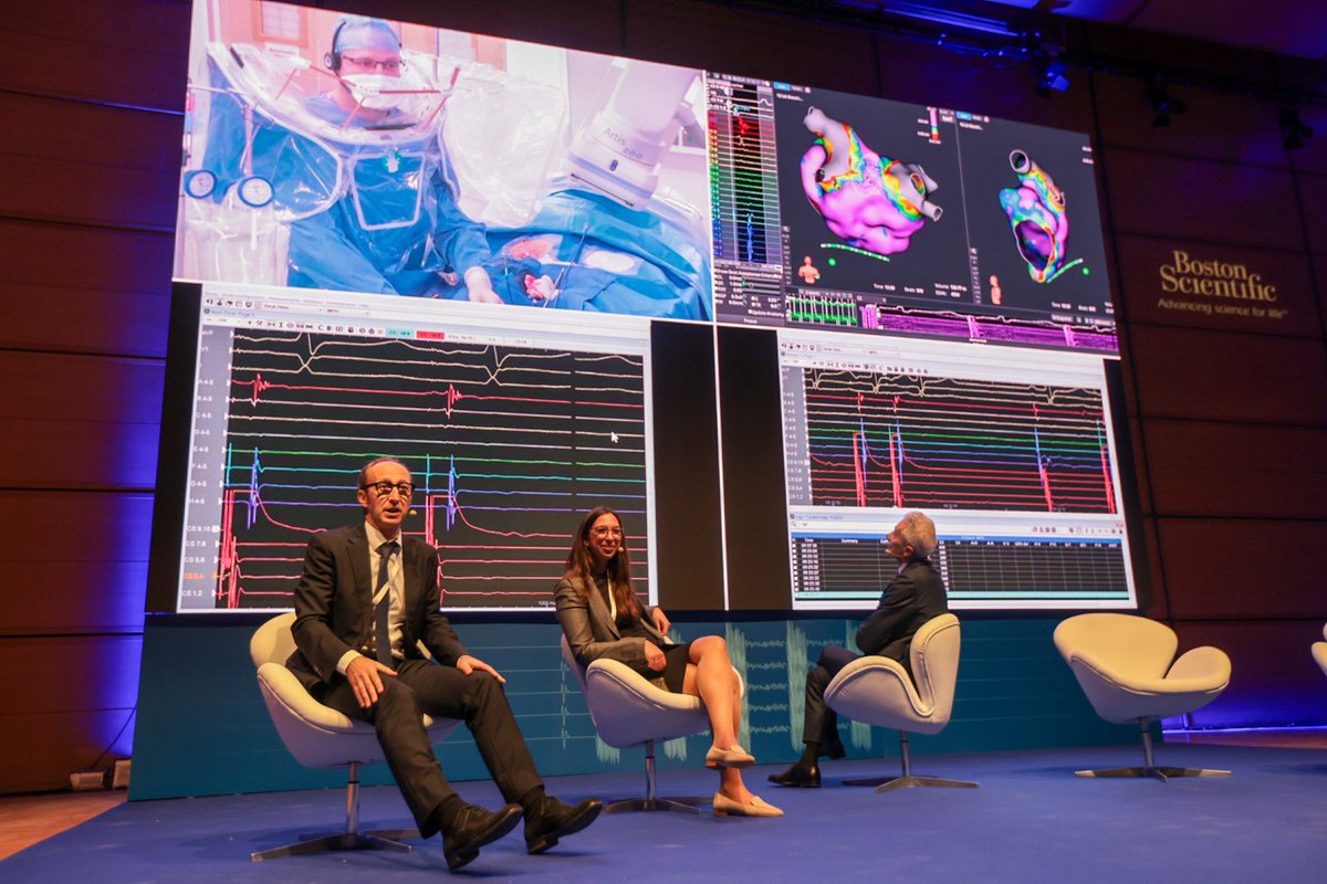 BSC_EU_Heart's tweet photo. The buzz and excitement continues at #NHAF2023 as International EP leaders showcase best practices through 4 live cases with #FARAPULSE, #POLARXFit VersaCross, NRG RF Transseptal Solution.
 #NHAF2023 https://t.co/SQWWKwumNU