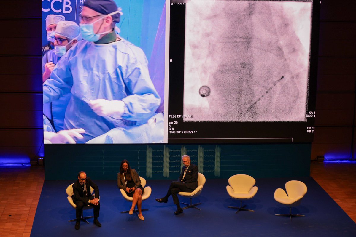 BSC_EU_Heart's tweet photo. The buzz and excitement continues at #NHAF2023 as International EP leaders showcase best practices through 4 live cases with #FARAPULSE, #POLARXFit VersaCross, NRG RF Transseptal Solution.
 #NHAF2023 https://t.co/SQWWKwumNU
