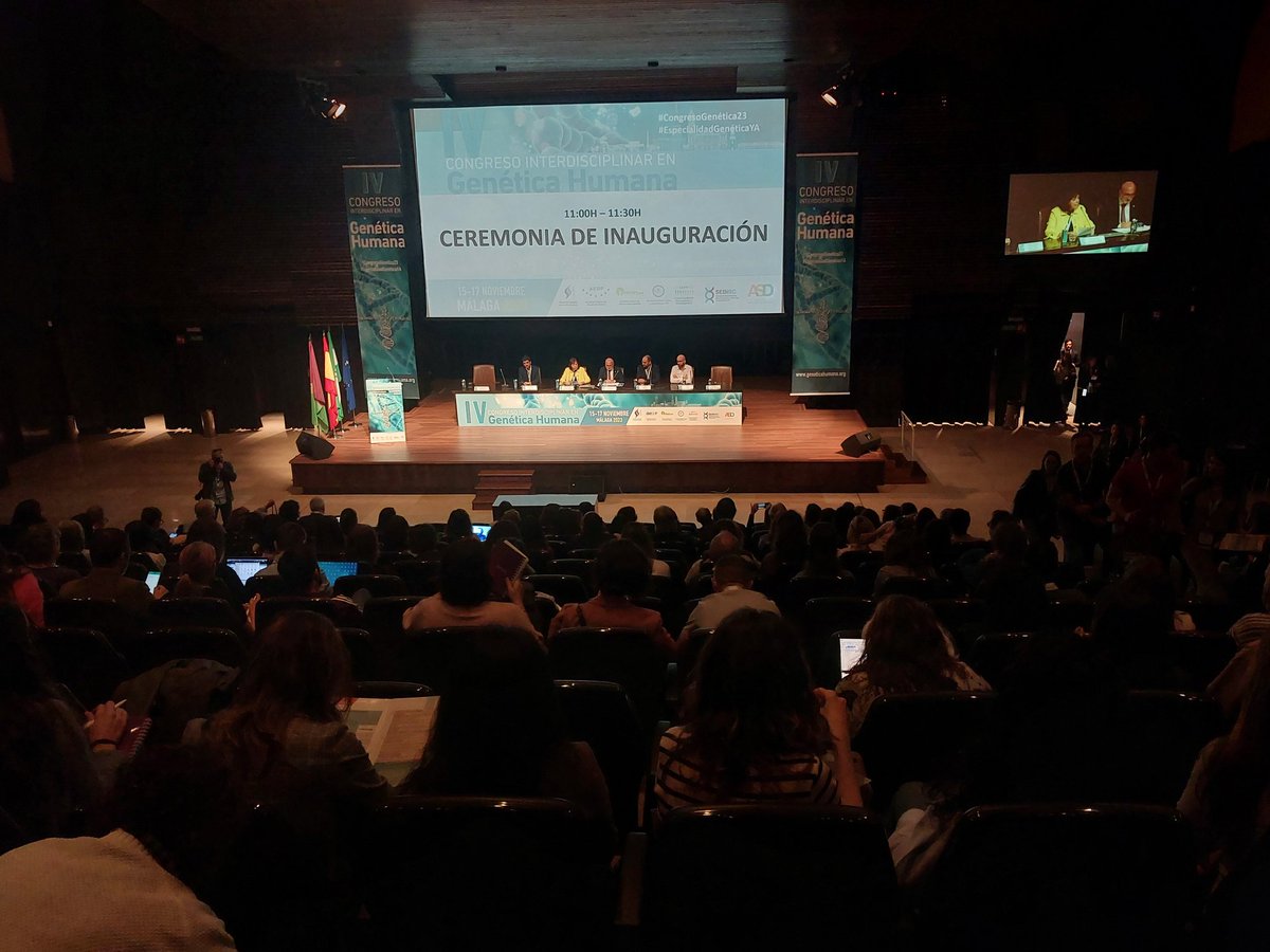 Arranca el IV Congreso Interdisciplinar en Genética Humana, tres días de trabajo dirigidos a mejorar la calidad de vida de las personas 🧬
#CongresoGenética23
#EspecialidadGenéticaYA