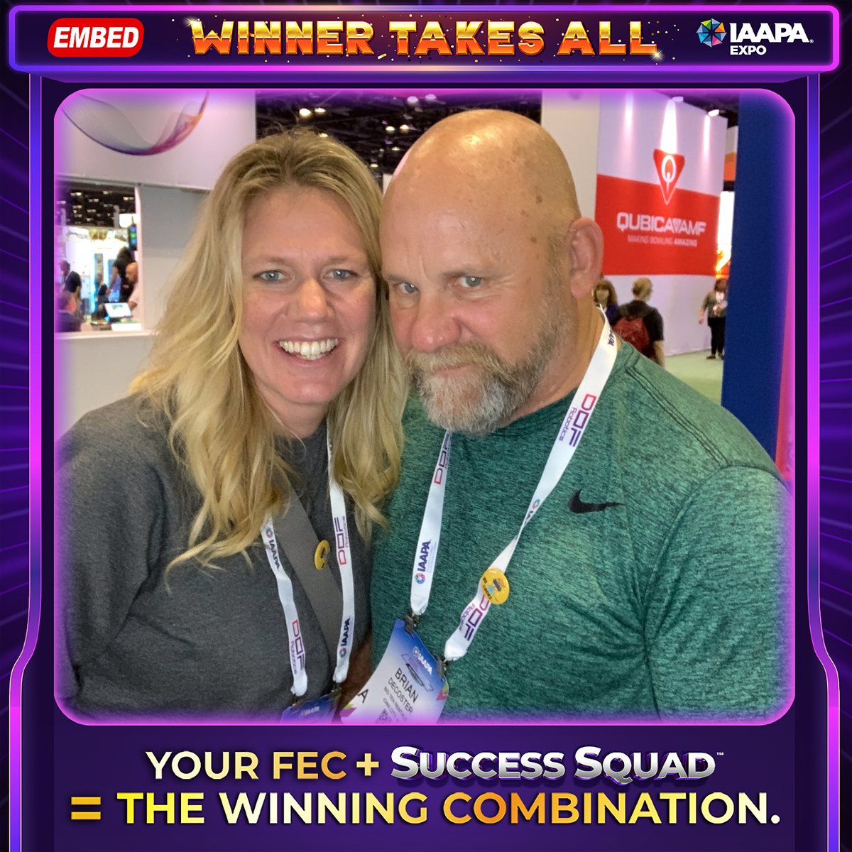 embedcard's tweet image. So happy to have our customers, partners and friends here with us! Always a pleasure working with you to build the industry towards success. We are powering on with you.🤩

#FuellingFun #TransformingFun #EmbedLife #Amusement #FamilyEntertainmentCenters  #iaapaexpo2023 #iaapaexpo