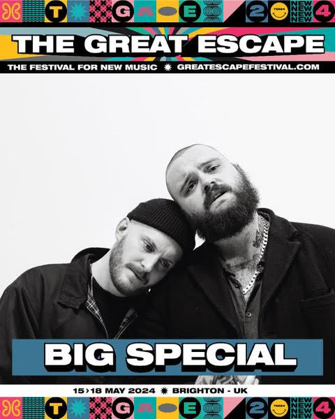BIG SPECIAL (@bigspecial_) on Twitter photo Belt up your britches and brush your barnets Brighton, because the Big Special boys are back.
Blimey
<a href="/thegreatescape/">The Great Escape</a>
May 15th - 18th 2024
💪💪💪💪💪
BS
XXX Belt up your britches and brush your barnets Brighton, because the Big Special boys are back.
Blimey
<a href="/thegreatescape/">The Great Escape</a>
May 15th - 18th 2024
💪💪💪💪💪
BS
XXX