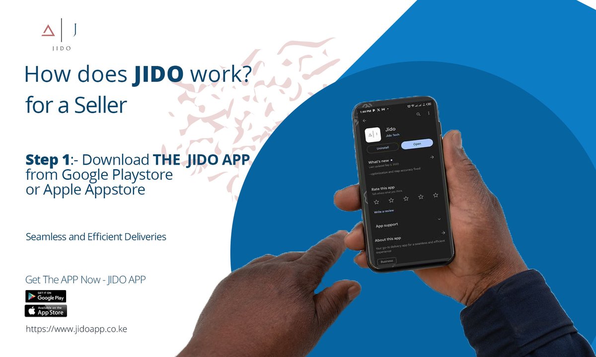 jidoappke's tweet image. Elevate your delivery game with JIDO! 📷 Simple, seamless, and stress-free operations for sellers. Here is a step by step tutorial for JIDO App for the sellers📷📷 #JIDOApp #DeliverySimplified