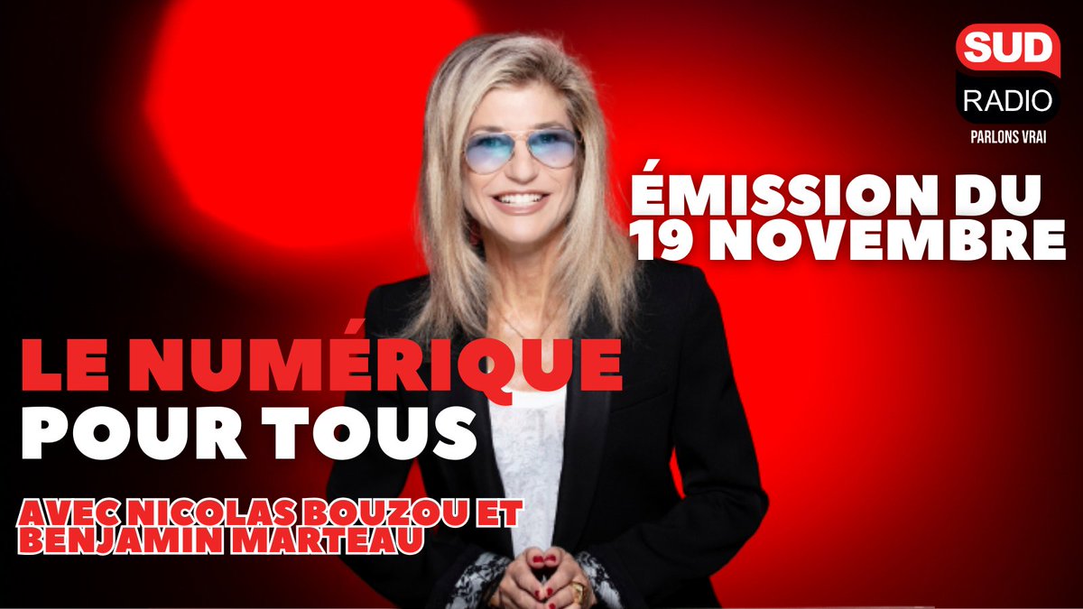 🚨 Vous avez manqué "Le numérique pour tous" avec <a href="/VanessaPerez_VP/">Vanessa Perez</a> et ses invités ? 

📲 Retrouvez l'émission intégrale : sudradio.fr/programme/le-n…