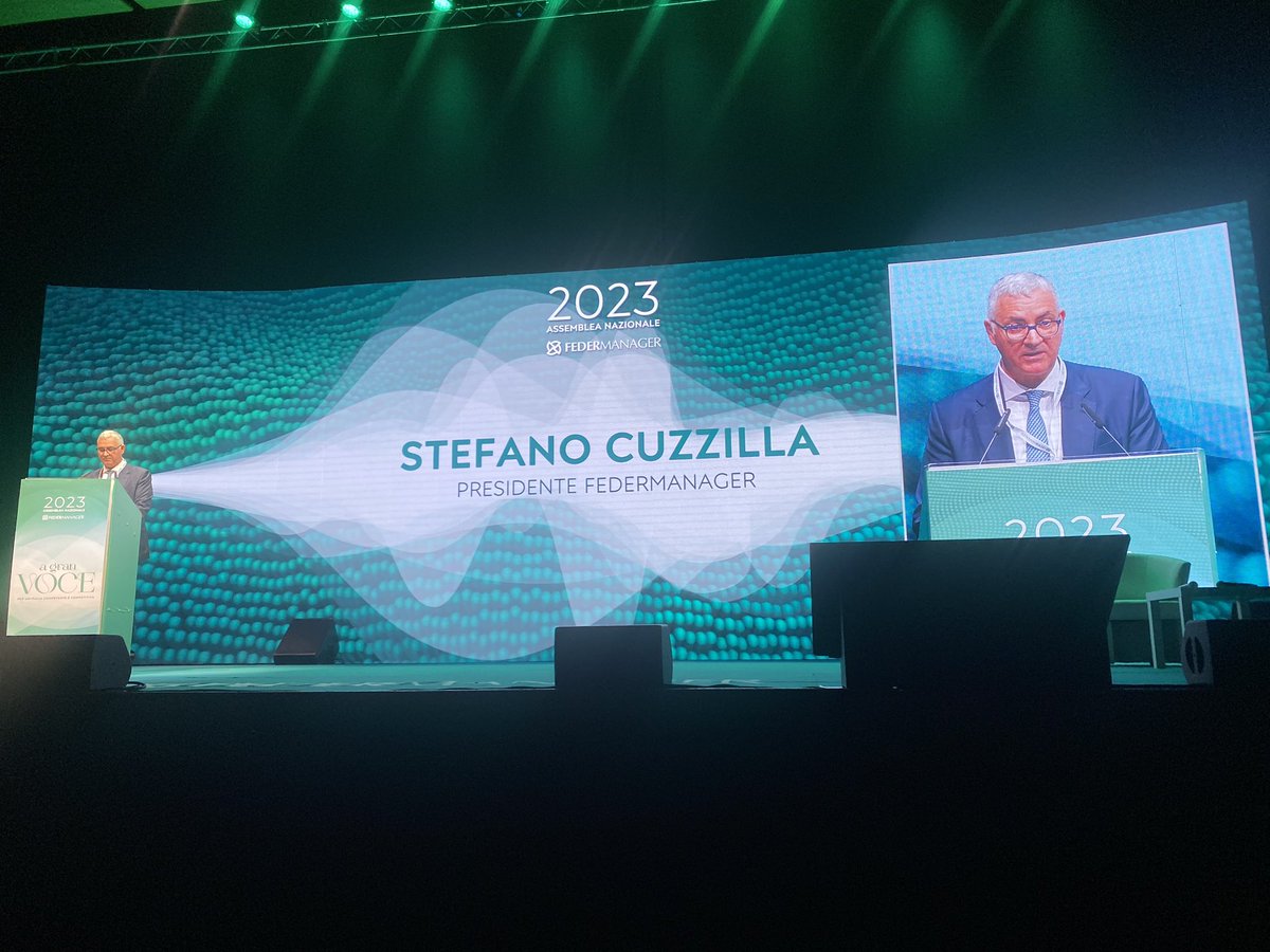 Relazione del Presidente Stefano Cuzzilla all’assemblea di @Federmanager.