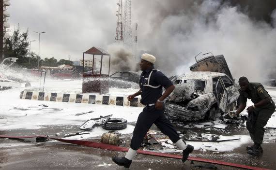 Mubarack_Umar's tweet photo. This is not Gaza, this was how Buhari inherited Nigeria. Then, every single person was a target - politicians, businessmen, military generals, military barracks, police stations, mosques, churches, markets, motor parks, etc.

Idan ba a godewa Allah ba, za godewa azabarsa. https://t.co/KzXBb8giBZ