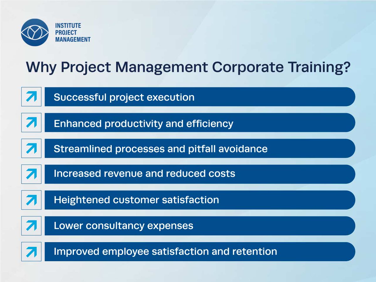 ProjectMgmtInst's tweet photo. IPM provides your team with a front-row seat to a carefully curated selection of subject matter experts in project management. Our solutions cater to all levels of proficiency.

Download our brochure to learn more: https://t.co/3ICtjPoMvR 

#projectmanager #training #project https://t.co/K49ELa7yYR