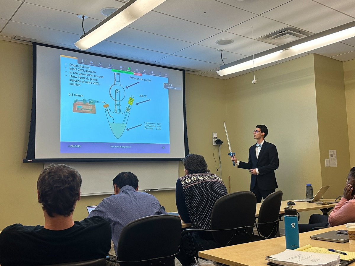 Zhang Lab@UVA (@zhang_lab_uva) on Twitter photo Congratulations to Perrin Godbold <a href="/thegood_chemist/">Perrin Godbold</a> for a successful defense. Perrin will pursue postdoc training at <a href="/USNRL/">U.S. Naval Research Laboratory</a>, we wish him the best in this next step. ππ₯³π₯³π₯³πππππΎπΎπΎ Congratulations to Perrin Godbold <a href="/thegood_chemist/">Perrin Godbold</a> for a successful defense. Perrin will pursue postdoc training at <a href="/USNRL/">U.S. Naval Research Laboratory</a>, we wish him the best in this next step. ππ₯³π₯³π₯³πππππΎπΎπΎ