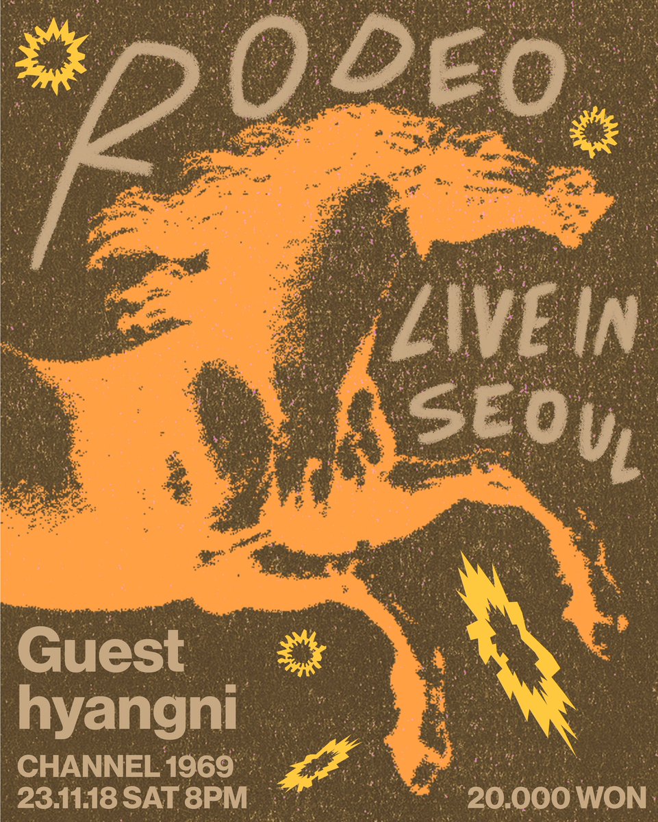 hyangni's tweet photo. 바스크 제스토아에서 한국으로 날아온 밴드 RODEO 의 공연에 향니가 밴드셋으로 함께 합니다. 엄청 신나는 공연이 될것 같아요. 토요일에 같이 놀자 🤩

🔥RODEO Live in Seoul🔥

11월 18일 토요일 20시 
연남동 채널 1969

🎤 라이브 라인업
오프닝 향니  
RODEO 

티켓: 현매 2만원 / 1 프리 드링크 https://t.co/3Kxl8WRS9R