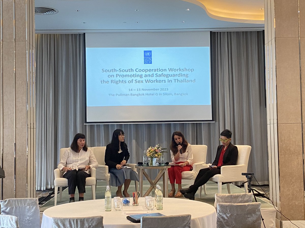 @UNDP🇹🇭govt & civil society joined forces against stigma and explored policy advocacy with the experts from Australia and New Zealand at #SouthSouthCooperation workshop on promoting the rights of sex workers in Thailand.