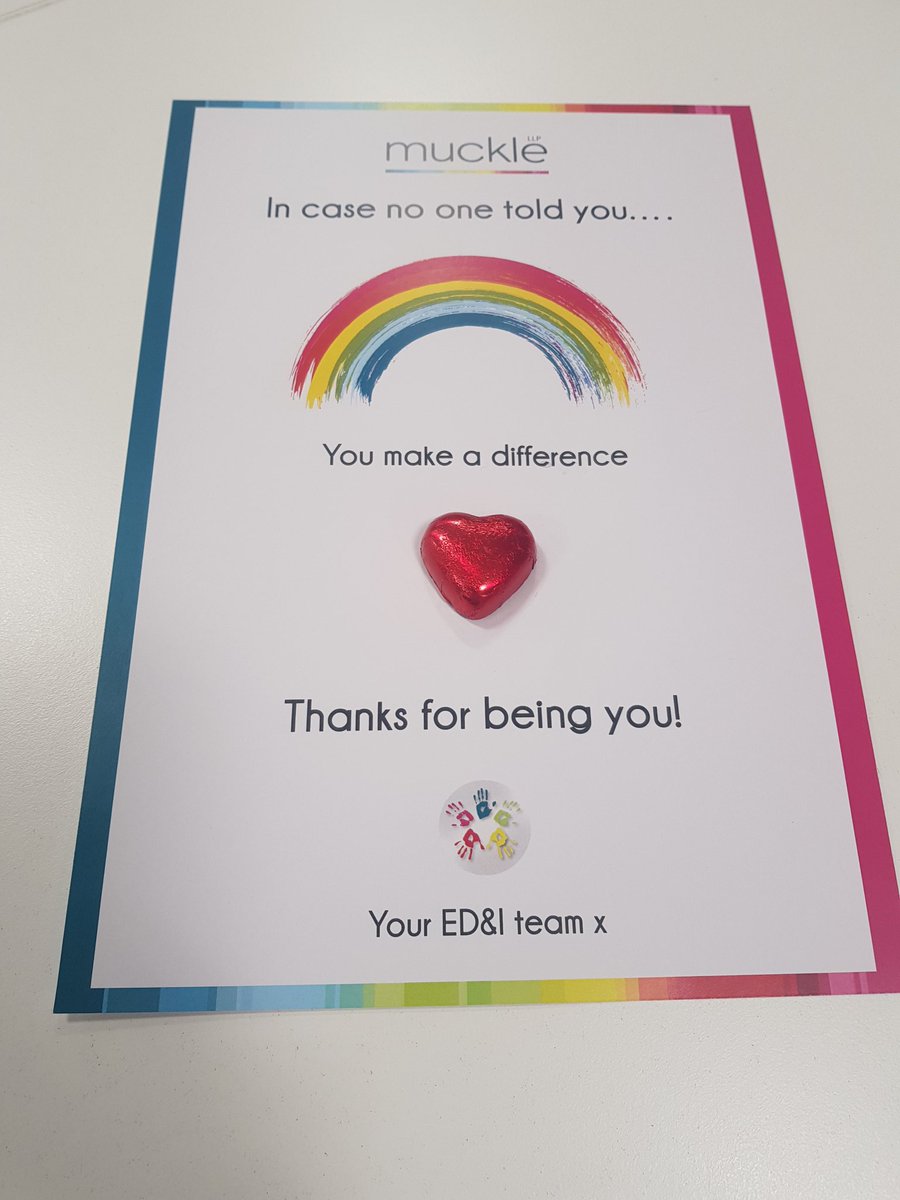 Kindness costs nothing. 
Thank you <a href="/MuckleLLP/">Muckle LLP</a> for looking after us with kindness everyday.
#worldkindnessday2023