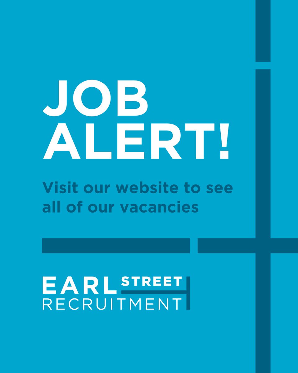 *Immediate start*
Our client is looking to recruit temporary Customer Planners to join them commencing work from Monday 13th November ongoing with the possibility of temporary to permanent employment.
earlstreet.co.uk/job/customer-s…
#jobsearch #jobs #hiring #recruiting
