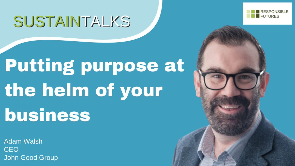 Watch this week's Sustain Talks with Adam Walsh, CEO of <a href="/johngoodgroup/">John Good Group</a> Adam gives us the inside scoop on their mission for planet, people, and performance.
youtube.com/watch?v=dQPRV-… 
#esg #Sustainability #csr #socialvalue