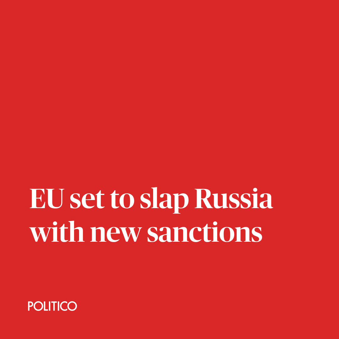 The EU is readying its 12th sanctions package against Russia, according to documents seen by POLITICO. Here's what it would target: politico.eu/article/russia…