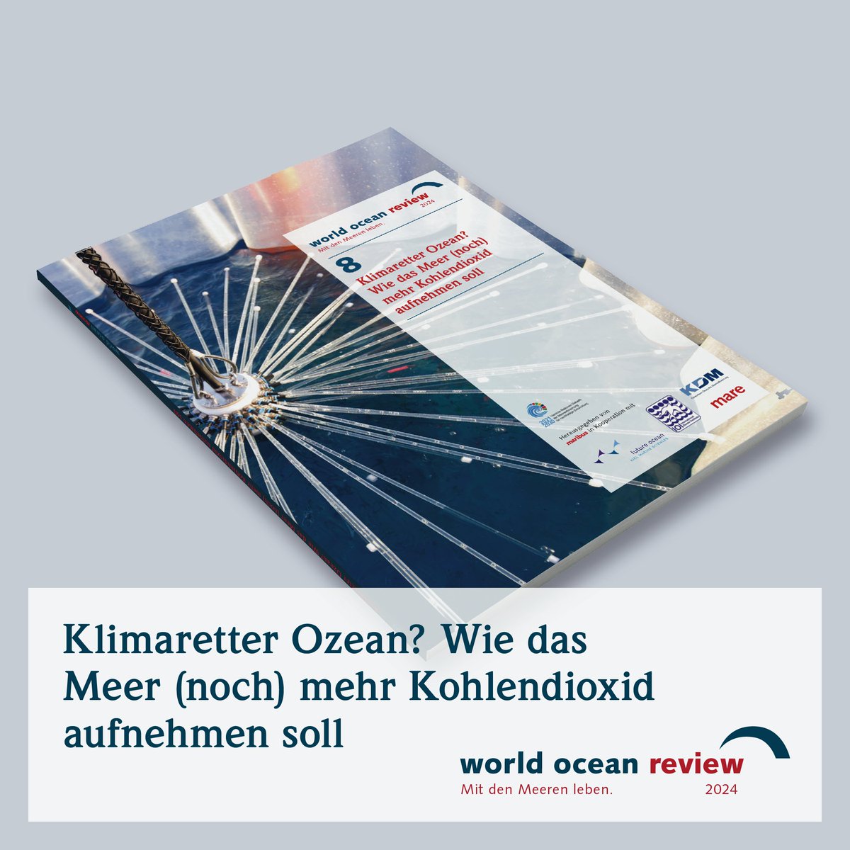 GEOMAR_de's tweet photo. Heute erschienen: Die neue Ausgabe des #WorldOceanReview, zu der auch Forschende des #GEOMAR beigetragen haben. Im Mittelpunkt: aktuelles Wissen zu marinen Verfahren zur Kohlendioxid-Entnahme, einschließlich der Vorteile, Risiken und Wissenslücken. https://t.co/buFcHWyQG6 https://t.co/EdqG3HRmkT