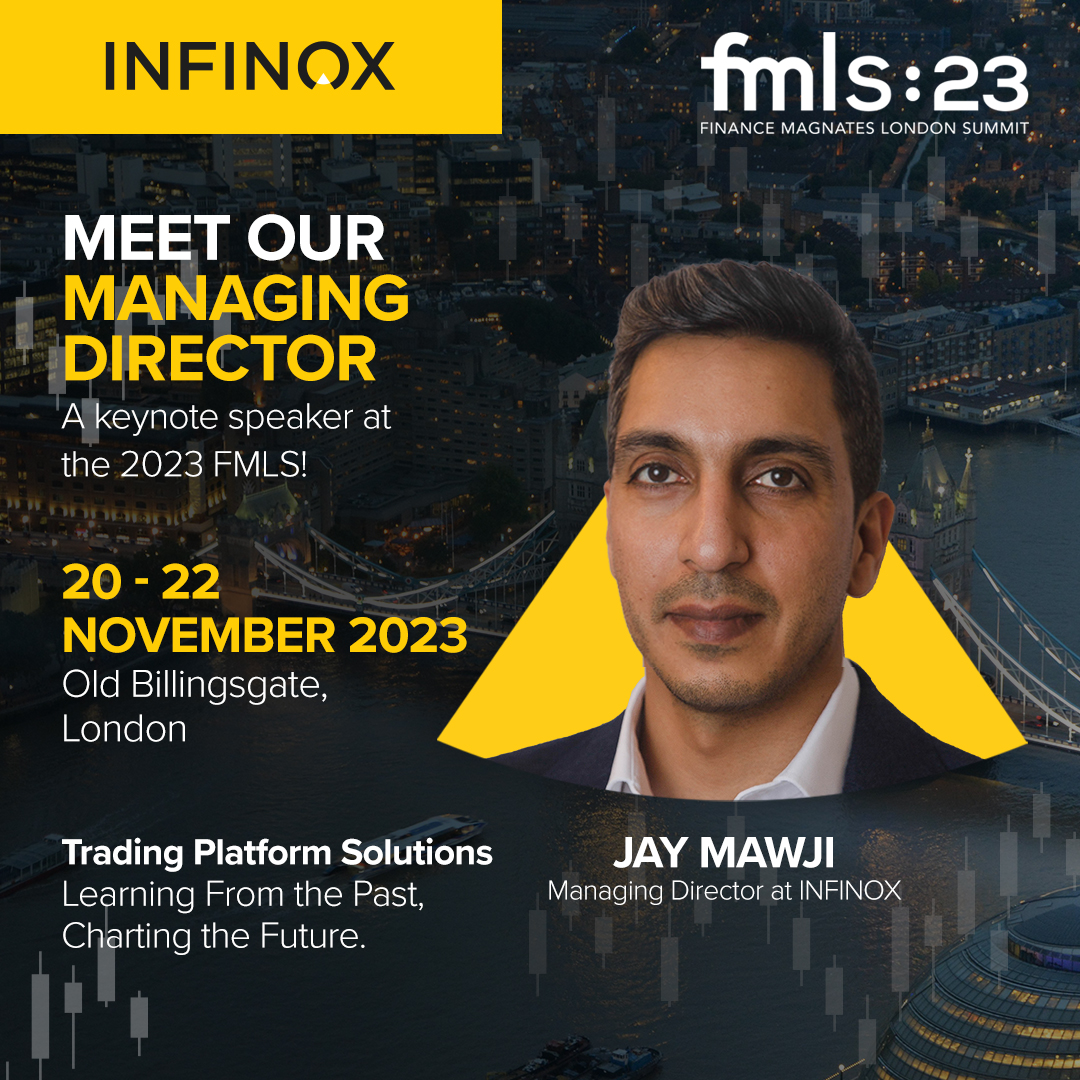 We're thrilled to share that our Managing Director, Jay Mawji, will be a featured speaker at the 2023 Finance Magnates London Summit!

You don't want to miss it! 

@FinanceMagnates 

#INFINOX #IXPartners #IXSocial #FinanceMagnates #FMnews #FMLS #FMLS23 #FMEvents