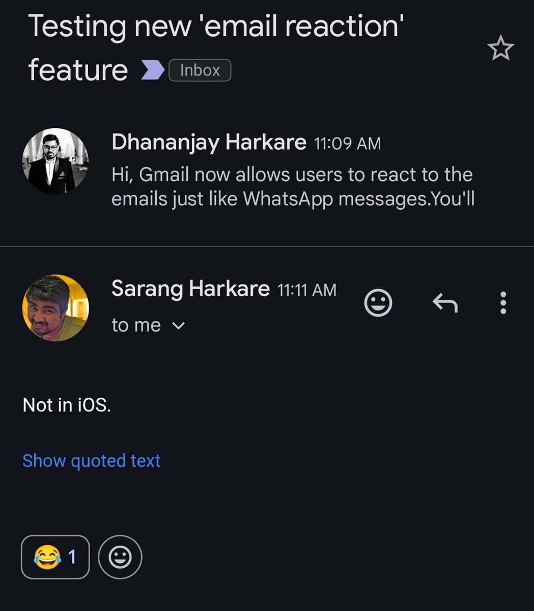 dj_harkare's tweet photo. So @gmail has already made it possible (on Android so far).
@Outlook, when are you catching up? https://t.co/uSiZlLy4ox
