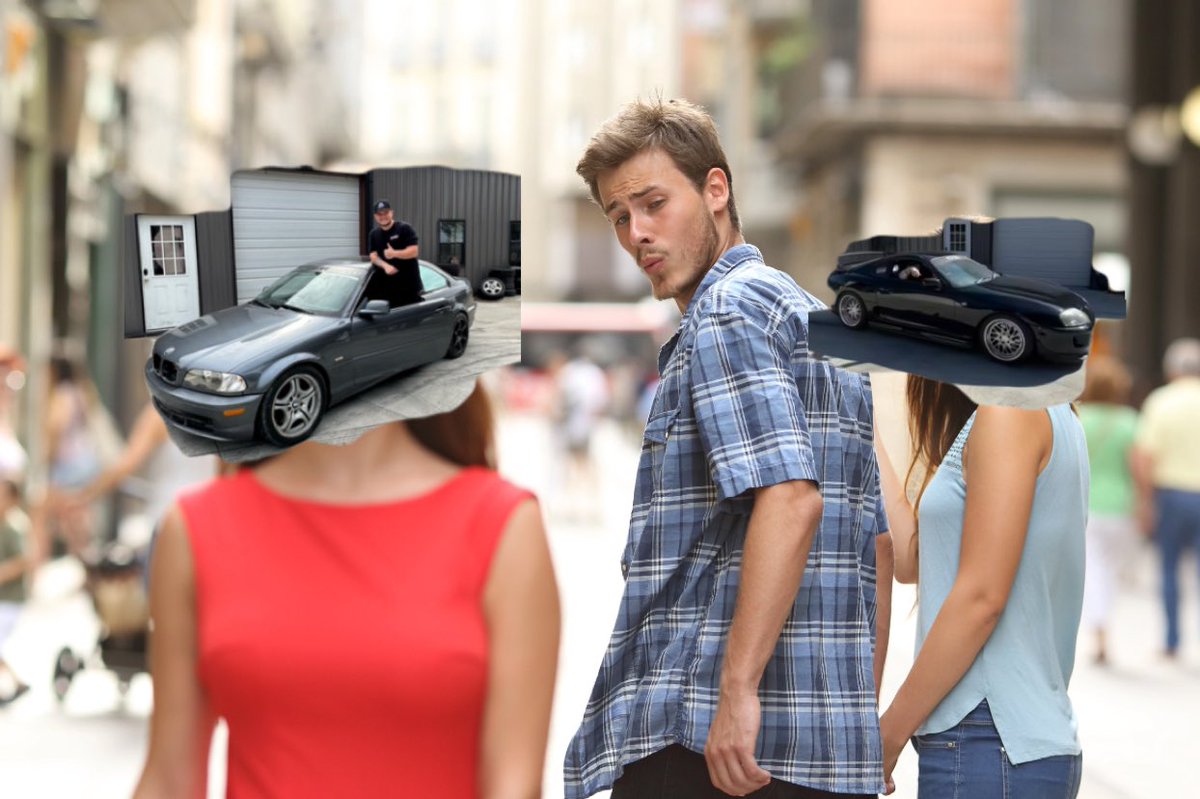 @EvanShanks I’m the weird guy that doesn’t really want a Supra, but the second I saw the video I immediately bought some more shirts! Made me think of this meme so I had to make it.