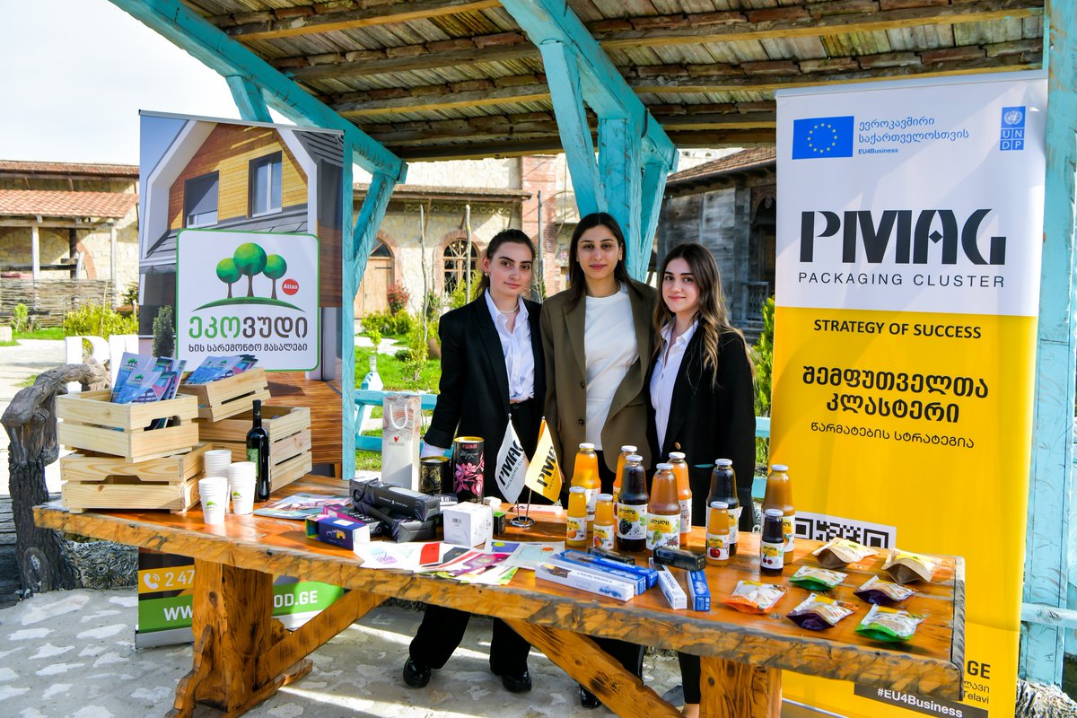Proud to celebrate incredible impact of EU/UNDP support on 🇬🇪 cluster of packaging companies & producers.

✅60+ companies
✅Green business practices
✅Two-fold increase in sales
✅Bronze Label of European Cluster Excellence Initiative

🔗undp.org/georgia/press-…

#EU4Business