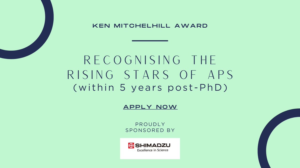Australasian Proteomics Society (@lorneproteomics) on Twitter photo Applications are now open for the premiere ECR award: Ken Mitchelhill award sponsored by <a href="/ShimadzuAusNZ/">Shimadzu Oceania Scientific Instruments Division</a> for #LorneProteomics 2024. ECRs within 5 years of PhD can apply. #TeamMassSpec Applications are now open for the premiere ECR award: Ken Mitchelhill award sponsored by <a href="/ShimadzuAusNZ/">Shimadzu Oceania Scientific Instruments Division</a> for #LorneProteomics 2024. ECRs within 5 years of PhD can apply. #TeamMassSpec