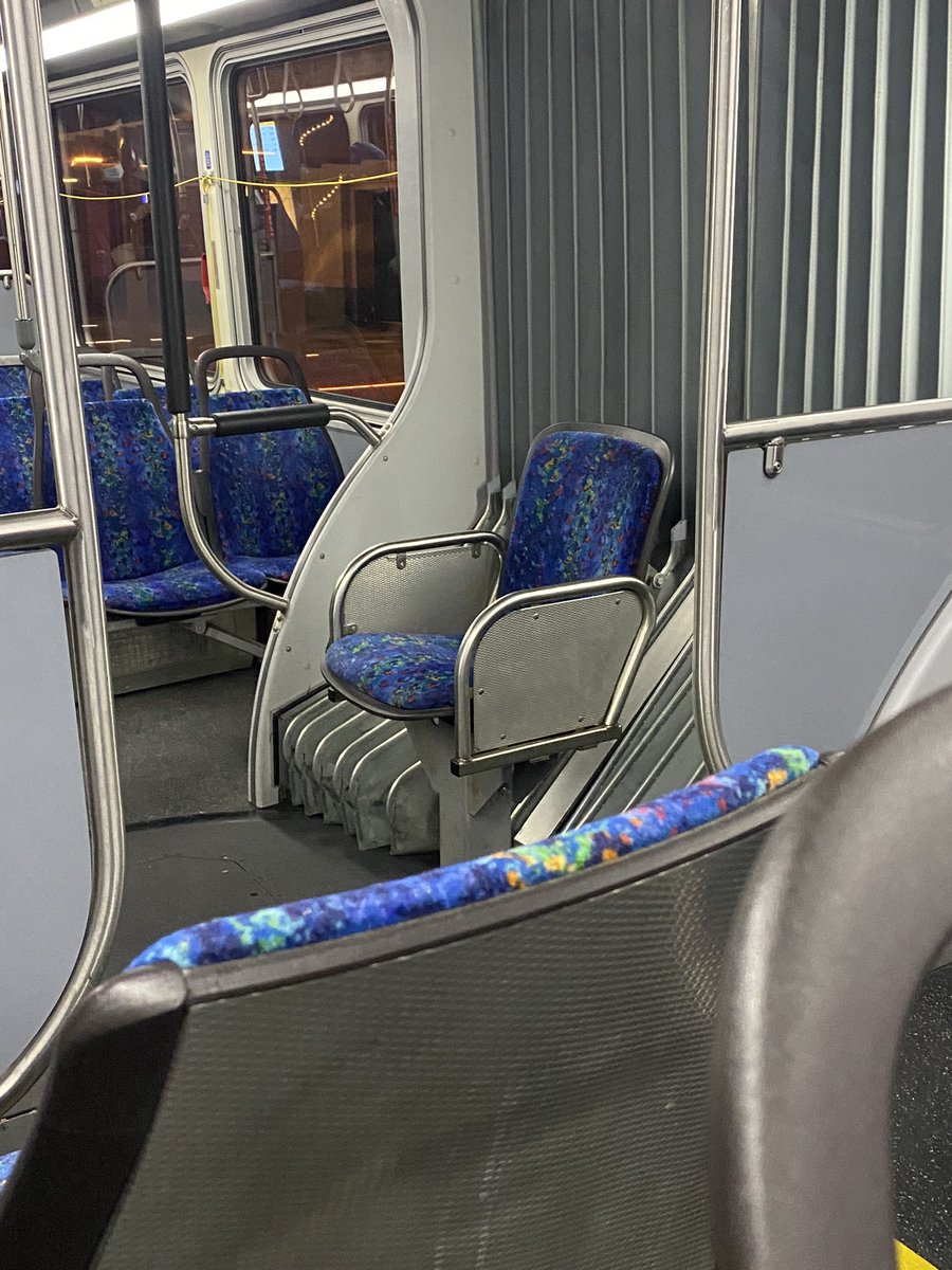 this is hands down the most whimsical seat on the bus
