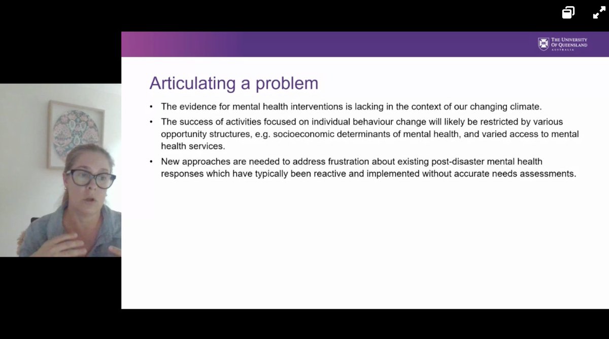Associate Professor Fiona Charlson's project is 'Using Systems mOdelling fOr menTal Health (SOOTHE) to identify more efficient &amp; effective support measures for communities impacted by climate change-driven extreme weather events' #HEAL2023