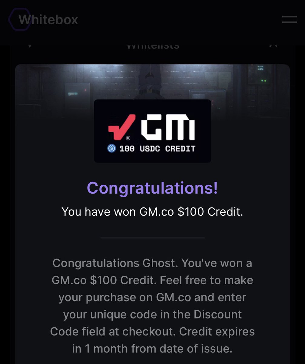 macroreach's tweet photo. woohoo! 

winner winner chicken dinner!

remember to claim your weekly @pxnwhitebox!

time to go shopping! https://t.co/NeDNDUDpV3