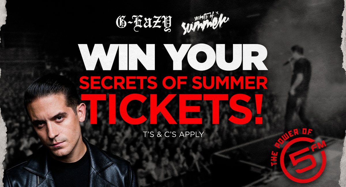 🌟 New Year’s Eve Ticket Giveaway! 🌟

Are you ready for the ultimate New Year's Eve celebration? Here's your chance to WIN tickets to the #SecretsOfSummer Lifestyle Music Festival, featuring <a href="/G_Eazy/">G-Eazy</a> LIVE &amp; a lineup of 36 of SA's leading performers! 31 December, UCT Sports