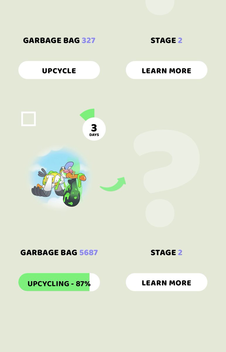 0x0B1Binomial's tweet photo. Ohhh 😯 my garbage bag is flying! @garbagefriends #GarbageFriends #ShowMeYourCan https://t.co/LvOGSqLDcE