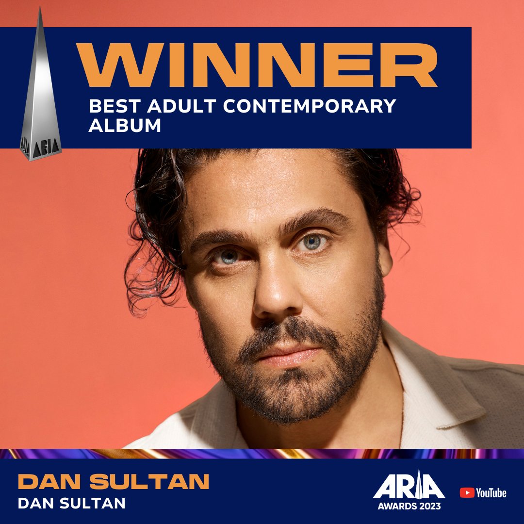 CONGRATULATIONS Dan Sultan on winning the 2023 ARIA Award for Best Adult Contemporary Album for Dan Sultan 

👏 @dansultanmusic 
👏 <a href="/liberationrecs/">Liberation Records</a>
👏 <a href="/MushroomGroup/">Mushroom</a>

#ARIAawards #DanSultan #YouTube