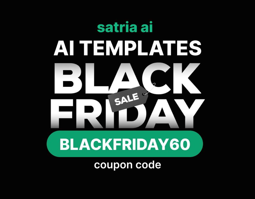 satria_tech's tweet photo. 🌟 Introducing BlackFriday60 Deal by Satria AI! 🌟

Turbocharge your web development with whopping 60% OFF on all NextJS AI Templates.  Yes, you read that right - 60% off!

Use coupon code: "BLACKFRIDAY60"

Get your templates at: https://t.co/f3beI5vEXB

#buildinpublic #shipfast https://t.co/ue4bjVGkwB