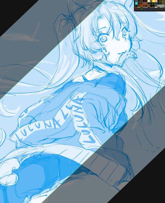 前プロフヘッダーがXからダメ出し喰らってしまって、いつまでも写真じゃ絵描きとしてどうやねん。ってことで急遽ヘッダー画像〆… 