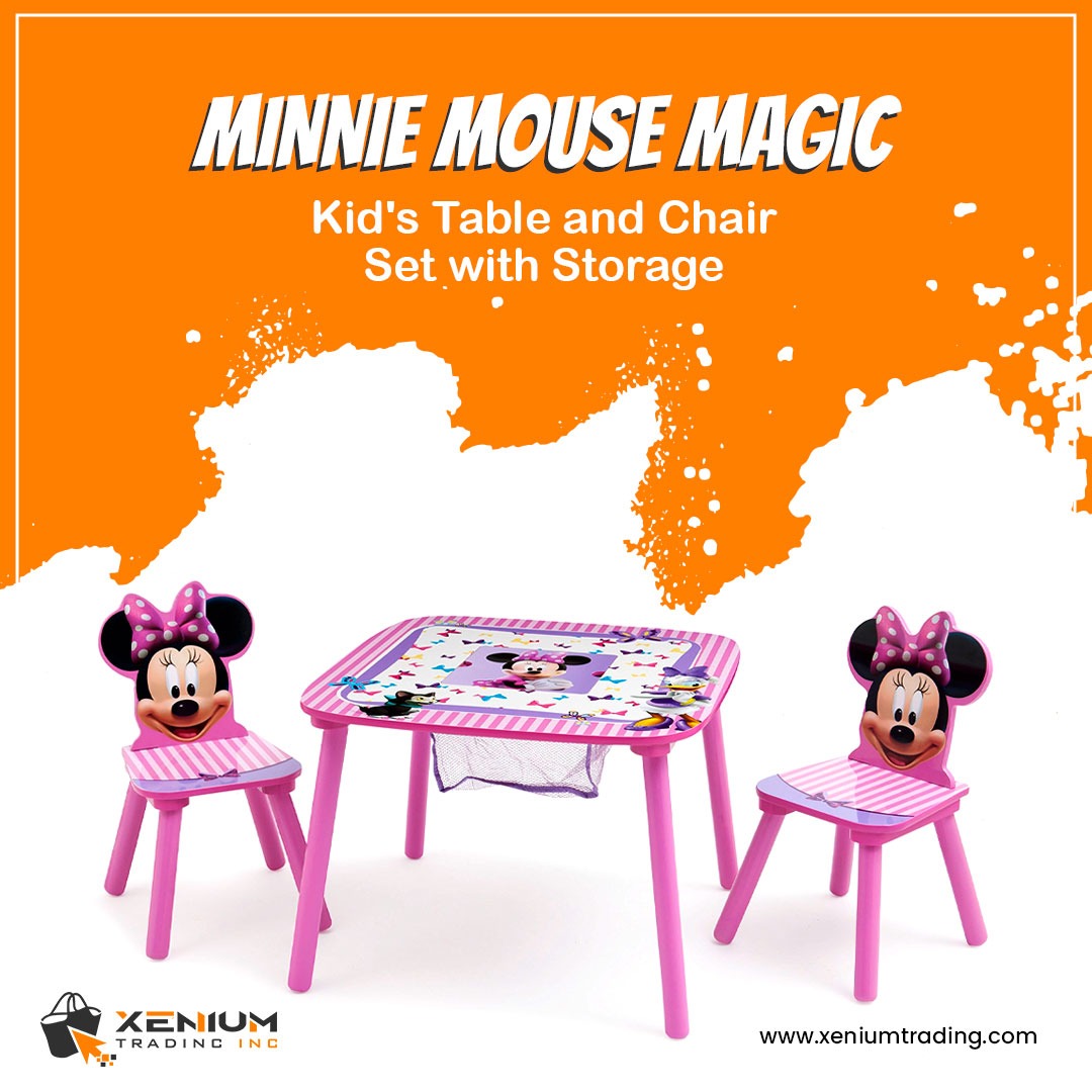 XeniumTrading's tweet image. Minnie Mouse Magic: Kids' Table and Chair Set with Storage
Shop Now: xeniumtrading.com
#MinnieMagic #KidsDecor #StorageSolutions #CharmingSpaces #DisneyDesign #AdorableFurniture #USAshoppingstore #ecommercestore #xeniumtrading