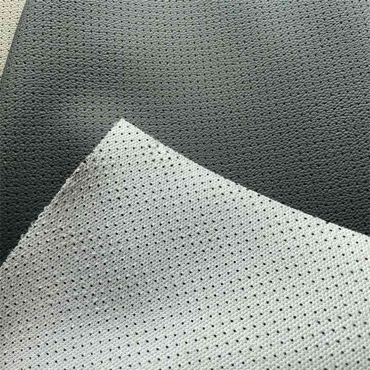 itextend's tweet image. Introducing our best-selling 1.2mm Frosted Punch PVC Leather, the perfect solution for all your car upholstery and sofa needs. Made from h...ime of 10-15 days. Trust the SMILE brand for top-notch quality and reliability. Upgrade your interiors with our premium PVC leather today!