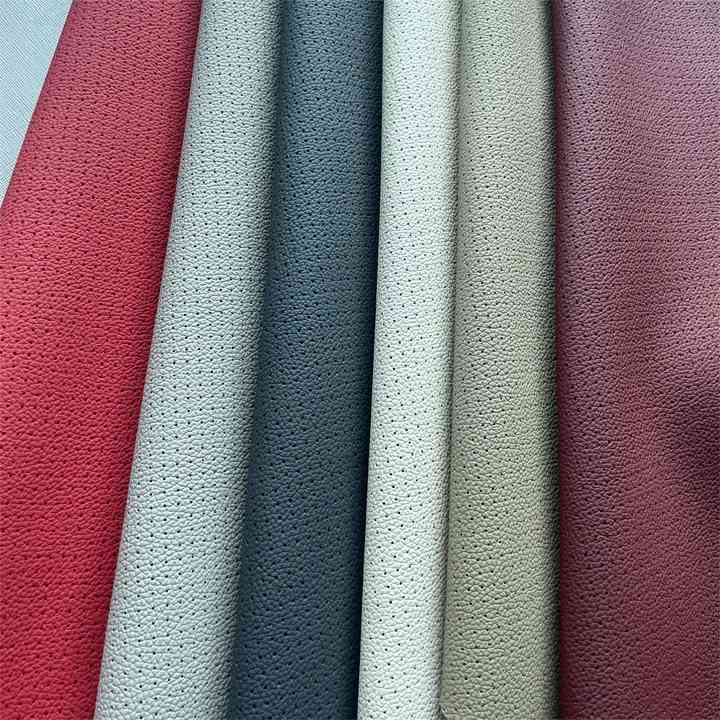 itextend's tweet image. Introducing our best-selling 1.2mm Frosted Punch PVC Leather, the perfect solution for all your car upholstery and sofa needs. Made from h...ime of 10-15 days. Trust the SMILE brand for top-notch quality and reliability. Upgrade your interiors with our premium PVC leather today!