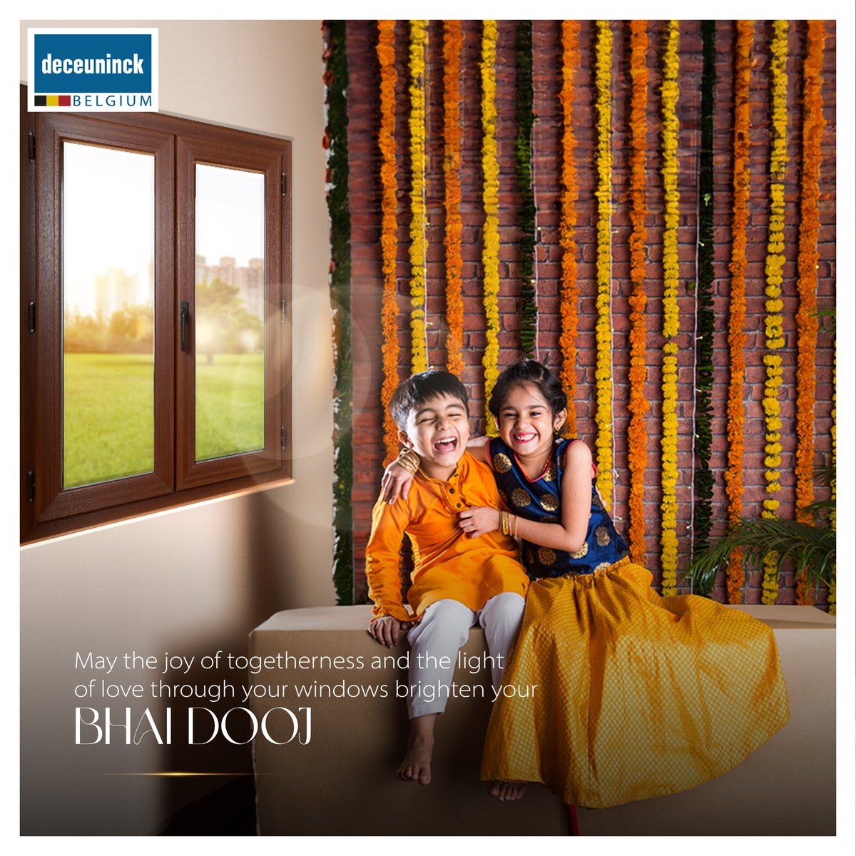Strengthening the bond of love this Bhaidooj, because some relationships are as enduring as the warm glow that fills our homes.

#bhaidooj #bons #diwali #festive #deepavali #ElevateYourLiving #StylishDesigns #deceuninck #deceuninckindia #deceuninckgroup #upvcwindowsanddoors