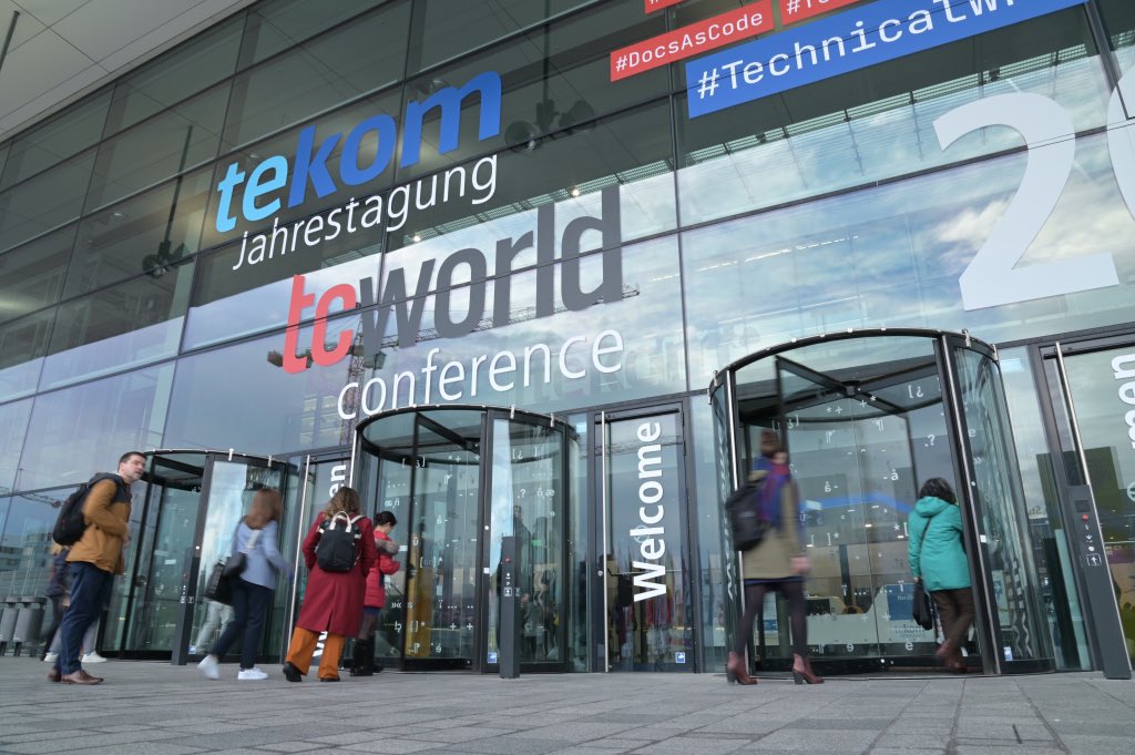 tekom's tweet photo. Seid Ihr startklar für heute? Wir freuen uns auf euren Besuch 😃
#tekom #tcworld https://t.co/vw4Fjx9EjW