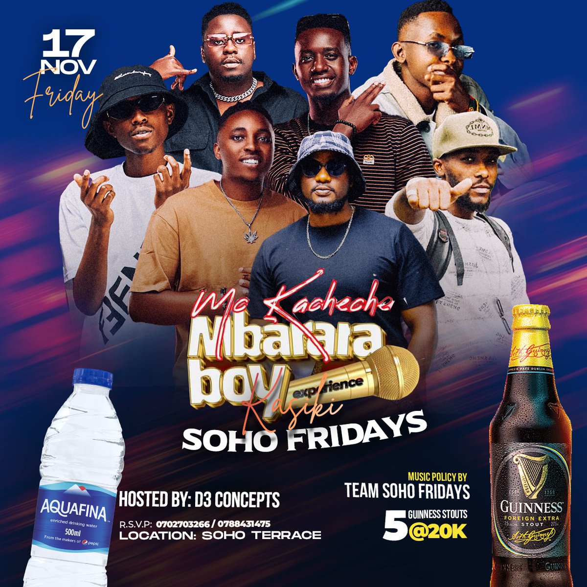 #SoHoFridays
Akasiki ka #MbararaBoyExperience Kali nku <a href="/SoHoTerraceMbra/">Girl ♥️♥️</a> nga twetegekela olugendo lwa <a href="/Mc_Kacheche/">Mc Kacheche Starboy</a>