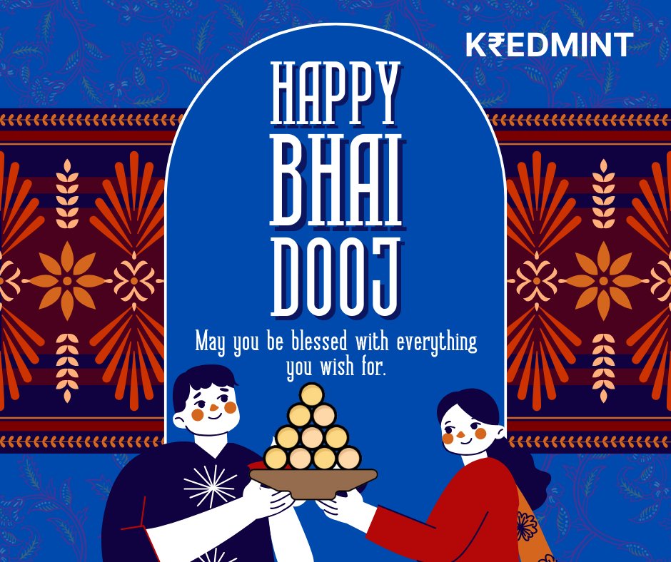 🎉 On this auspicious occasion, honouring the beautiful relationship shared by brothers and sisters. Warm wishes to all! 🤗❤️
#BhaiyaDooj #KredmintFamily #festivals #brotherandsister #supplychainfinance #finance #kredmint #b2bmarketing