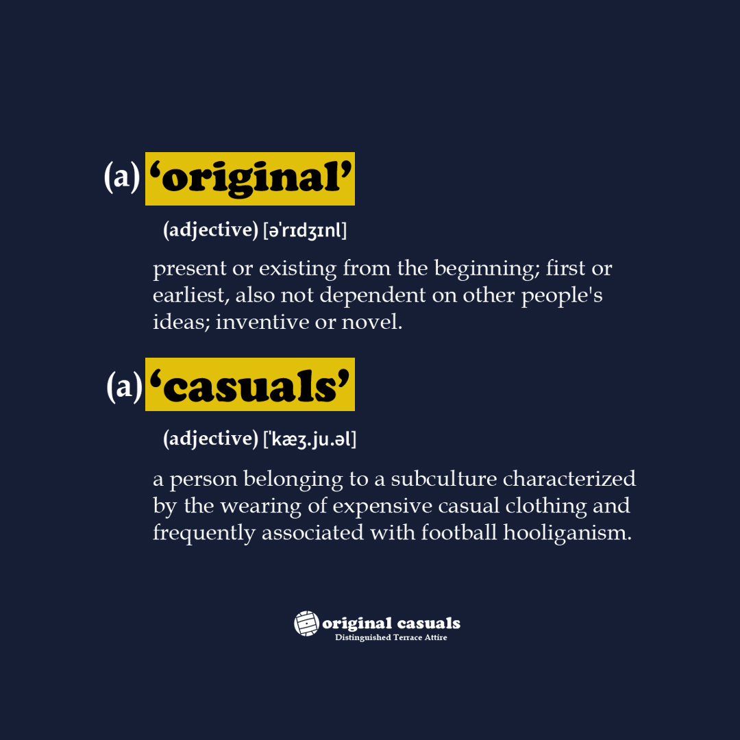 Keep It Casual today folks!

#SubCulture
#OCSocialClub
#casuals
#originalcasuals