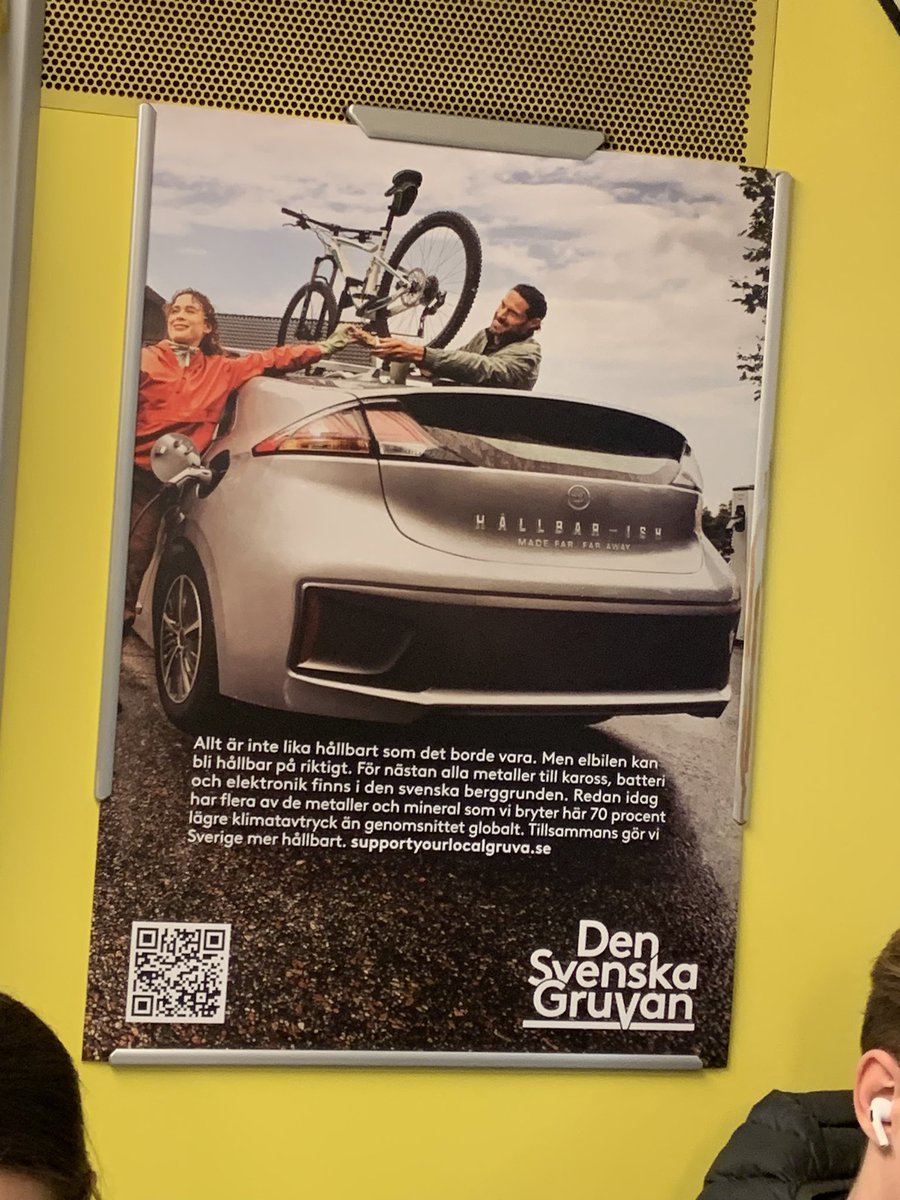 ceciliawinter's tweet photo. Lobbyn för att vi ska  tycka det är ok att gräva upp stora delar av Sveriges natur för alla måste ju få en elbil och känna sig glada!! Och klimatavtrycket är ju lägre! 
Någon vill  tjäna pengar på detta. Punkt. 
Aktörer som inte bryr sig om ekosystem, skogar och vattendrag. https://t.co/9UK8b6JLGx