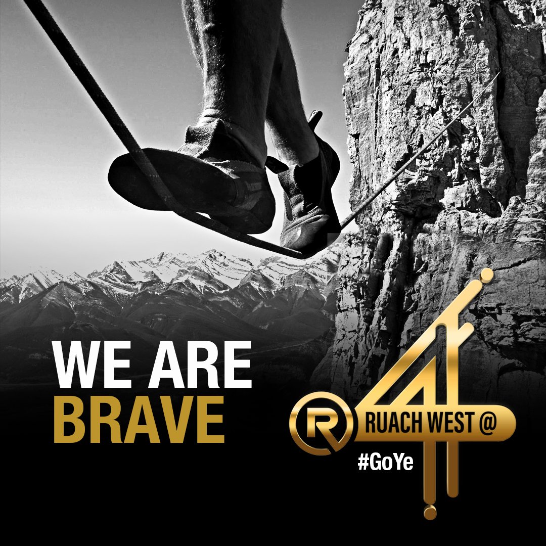 Fear has never been part of our Vocabulary!

#GoYe
#RWestAt4