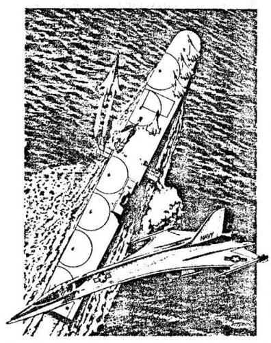 1970年代に空母よりも打撃力は無いが安価で小回りの利くミッションが可能な制海艦という艦種が米海軍で計画されました。その中で航空会社であるボーイングも僕の考えた最強の制海艦案を出しました。このびっくりドッキリギミック満載の制海艦のカッコいい事よ!