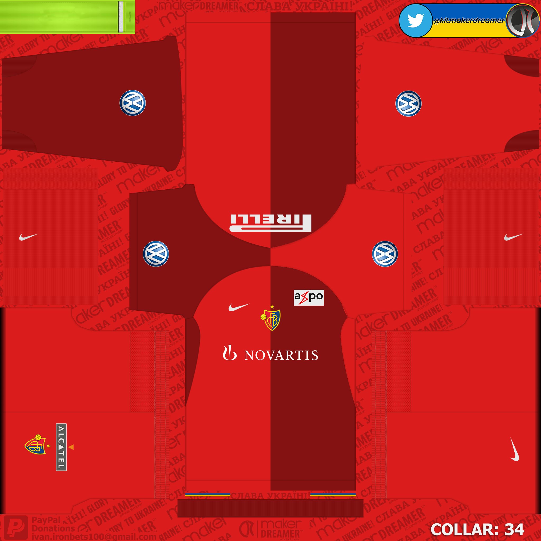 FC Spartak Moscow DLS Kits 2022-2023 Nike - Dream League Soccer Kits