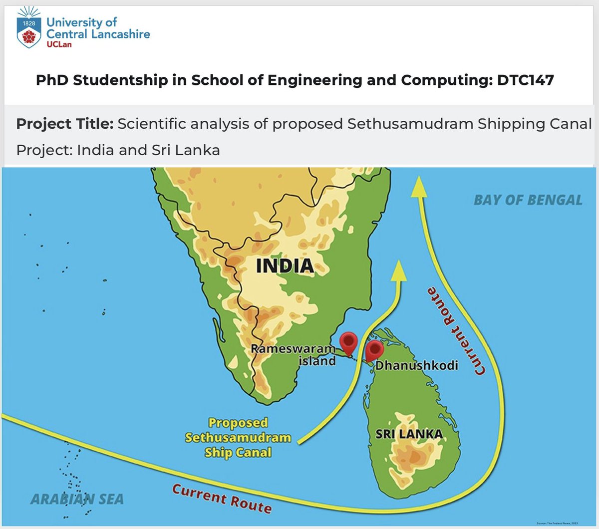 Dr. Komali K (@komalikantaman1) on Twitter photo A FUNDED PhD at the School of Engineering -University of Central Lancashire -Under Dr. <a href="/KomaliKantaman1/">Dr. Komali K</a>, Professor <a href="/rwwalsh/">Robert Walsh</a>, Dr. Upka and Mr. Lorant’s supervision.
Invite applicants from Remote Sensing, Coastal Vulnerability, Spatiotemporal Sediment Transport and GIS . A FUNDED PhD at the School of Engineering -University of Central Lancashire -Under Dr. <a href="/KomaliKantaman1/">Dr. Komali K</a>, Professor <a href="/rwwalsh/">Robert Walsh</a>, Dr. Upka and Mr. Lorant’s supervision.
Invite applicants from Remote Sensing, Coastal Vulnerability, Spatiotemporal Sediment Transport and GIS .